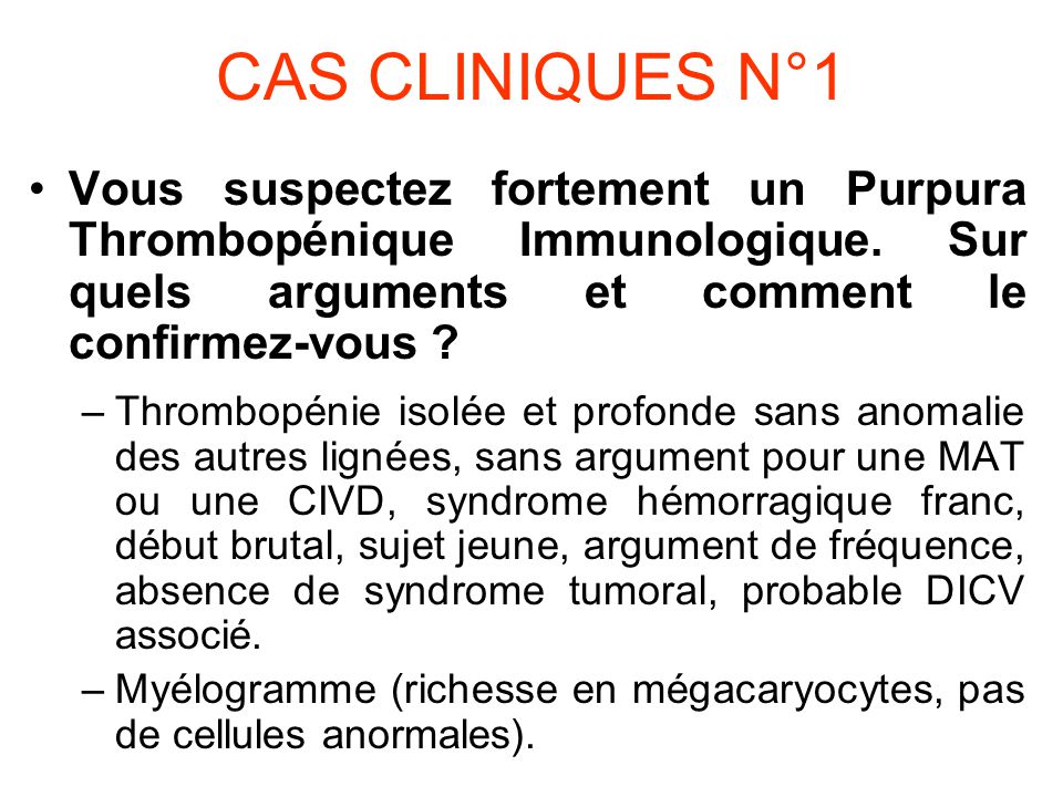 CAS CLINIQUES N°1 Mr X, 35 ans consulte aux urgences pour ...